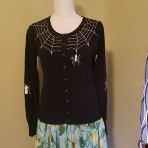 Hell Bunny spider cardigan